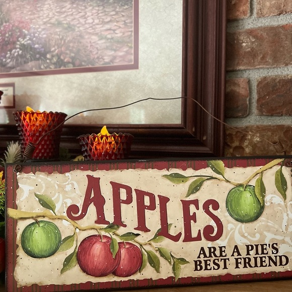 Vintage Rustic Decor Wooden
APPLES Wooden Hanging Sign
Country Farmhouse 13" - Picture 6 of 8